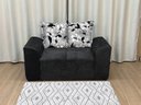 Ver imagem 3 de Sofá 2 e 3 Lugares Preto com Floral 601/37 Porto