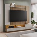 Ver imagem 1 de Home Rack e Painel para Tv com Iluminação Led Ravenna Arenas