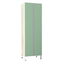 Ver imagem 1 de Paneleiro 70Cm Duplo 2 Portas Lis Legno Crema Com Verde Jade