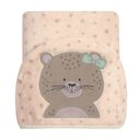 Ver imagem 5 de Cobertor Bordado Papi Friends Microfibra com Capuz: Oncinha Bia