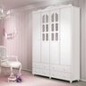 Guarda-Roupa 4 Gavetas MDF Provence New Guarda-Roupa Infantil - Branco - 1