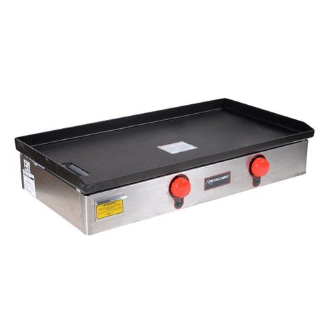 Chapa De Lanche Elétrica Profissional 100X50 Cm 6.5Mm Cbe1000L - Metalcubas