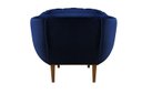 Ver imagem 4 de Poltrona Decorativa Confort Veludo AZUL MARINHO SKY MOBILE