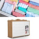 Ver imagem 5 de Cômoda Infantil 6 Gavetas com pés em madeira Provence New:Branco/Amêndoa