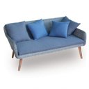 Ver imagem 2 de Conjunto Mesa 2 Poltronas 1 Namoradeira Acasa Móveis