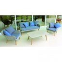 Ver imagem 1 de Conjunto Mesa 2 Poltronas 1 Namoradeira Acasa Móveis