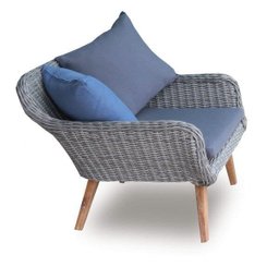Conjunto Mesa 2 Poltronas 1 Namoradeira Acasa Móveis - 4 Conjunto Mesa 2 Poltronas 1 Namoradeira Acasa Móveis - 4