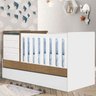 Berço Premium New 3 em 1 com Gavetas Selo Inmetro Planet Baby:Branco/Amendo - 2
