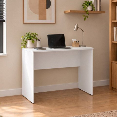 Escrivaninha Mesa de Escritório 90cm Branco