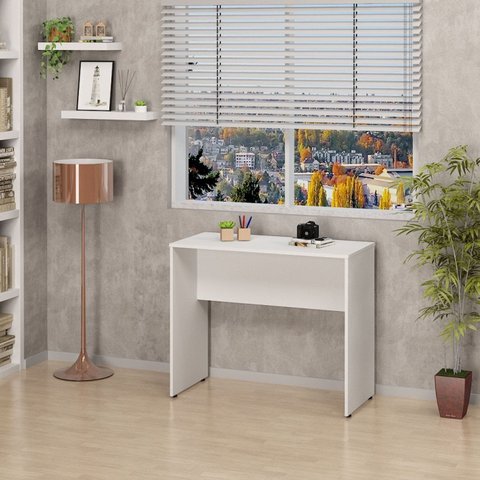 Mesa Escrivaninha Estudo Notebook X Office 90cm Branco