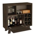 Ver imagem 2 de Barzinho com Adega 6 Garrafas Ad5002 Tecno Mobili - Rústico