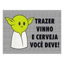 Ver imagem 2 de Tapete Capacho Trazer Vinho e Cerveja Você Deve