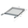 Grelha Parrilheira Argentina 48x45 Aço Inox Cabo Puxador e Coletor de Gordura - Itajobi Fogões - 2