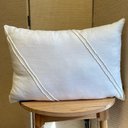 Ver imagem 1 de Almofada Livia Iv 40x60 Nervura Dupla Horizontal: Branco