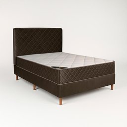 Colchão Casal com Box e Cabeceira 138x202x65 Milão Bom Pastor - 2