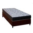 Ver imagem 1 de Cama Box Solteiro: Colchão Espuma D33 Ortobom /EP Fort Tech ISO 100 + Base CRC Courano Brown(78x188)