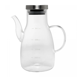 Galheteiro de Vidro Borossilicato com Tampa de Metal Bold 500ml - 4
