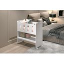 Ver imagem 1 de Mini Berço Zain (Com Colchão) - Branco Brilho