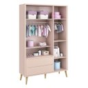 Ver imagem 4 de Quarto de Bebê Completo com Guarda-roupa 3 Portas + Cômoda + Berço