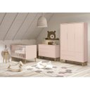 Ver imagem 1 de Quarto de Bebê Completo com Guarda-roupa 3 Portas + Cômoda + Berço