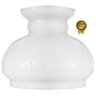 Cupula de Vidro Liso Leitoso 13,5 para Lustre e Candelabro - 1