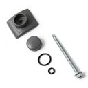 Ver imagem 1 de Kit Vedação Fixação Parafuso Capa Telhas Colonial PVC 10 un Cinza