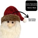 Ver mais imagens de Kit 6 Pelúcias Pendentes Papai Noel Scotch e Carinha Natal Vermelho e Verde 22cm - Magizi