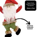 Ver imagem 4 de Kit 6 Pelúcias Pendentes Papai Noel Scotch e Carinha Natal Vermelho e Verde 22cm - Magizi