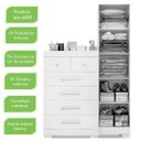 Ver imagem 4 de Cômoda com Espelho 1 Porta 6 Gavetas Carol Acp Móveis