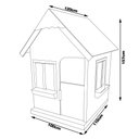 Ver imagem 4 de Casinha de Brinquedo com Floreiros Mdf Lilás/branco L12 - Gran Belo