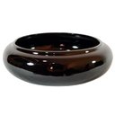 Ver imagem 1 de Vaso Ikebana Baixo Redondo Cerâmica Decor de Plantas Garden - Black