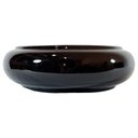 Ver imagem 2 de Vaso Ikebana Baixo Redondo Cerâmica Decor de Plantas Garden - Black