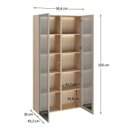 Ver imagem 4 de Cristaleira Suspensa 2 Portas Vidro Reflecta e Iluminação LED 100% MDF Galiano Grann Astro Foscarini