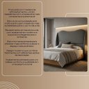 Ver imagem 7 de Cabeceira para Cama Box Estofada Persa King Size em Boucle Cinza com Sapatas Plásticas