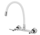 Ver imagem 1 de Torneira Misturador Cozinha de Parede Gourmet Colorido 1/4v.:branco