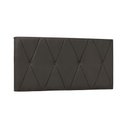 Ver imagem 1 de Painel de Cama 195cm Ancona Suede Cinza - Lucadi Home