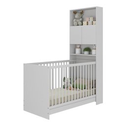 Berço 3 em 1 com Armário 2 Portas Multimóveis Mp4143 Branco - 2