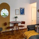 Ver imagem 4 de Cadeira de Jantar Roma Courissimo Marrom Base Aço Preto - Ooca Móveis