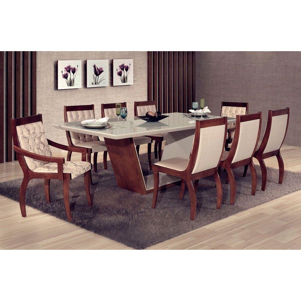 Conjunto com 2 Cadeiras para Mesa de Jantar Bella Mobillare