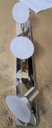 Ver imagem 3 de LUMINÁRIA TRILHO DOURADA E CROMADA 3 LUZES - OUTLET Decorshop