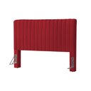 Ver imagem 2 de Cabeceira Cama Box Casal 1,40m Estofada Havai Veludo Vermelho