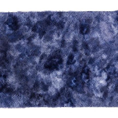 Tapete Antiderrapante Poliéster Corttex Moscou 140 x 200 cm:Azul Royal