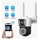 Ver mais imagens de Câmera Wi-fi Lente Dupla 2em1 com Rastreamento Icsee Onvif