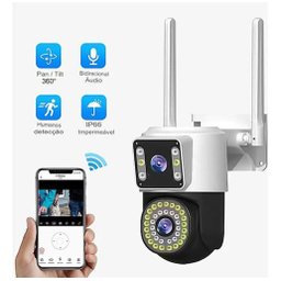 Câmera Wi-fi Lente Dupla 2em1 com Rastreamento Icsee Onvif - 3