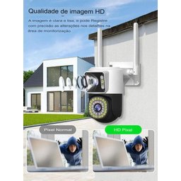 Câmera Wi-fi Lente Dupla 2em1 com Rastreamento Icsee Onvif - 9