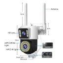 Ver imagem 2 de Câmera Wi-fi Lente Dupla 2em1 com Rastreamento Icsee Onvif