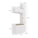 Ver imagem 4 de Conjunto para Banheiro Kappesberg Celeste 5 Peças Branco 116,5cm