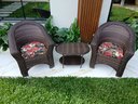 Ver imagem 3 de Conjunto 4 Poltronas e Mesinha Fibra Sintética Cor Argila Área Externa Jardim Varanda(mauí Vermelho)