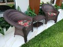 Ver imagem 2 de Conjunto 4 Poltronas e Mesinha Fibra Sintética Cor Argila Área Externa Jardim Varanda(mauí Vermelho)