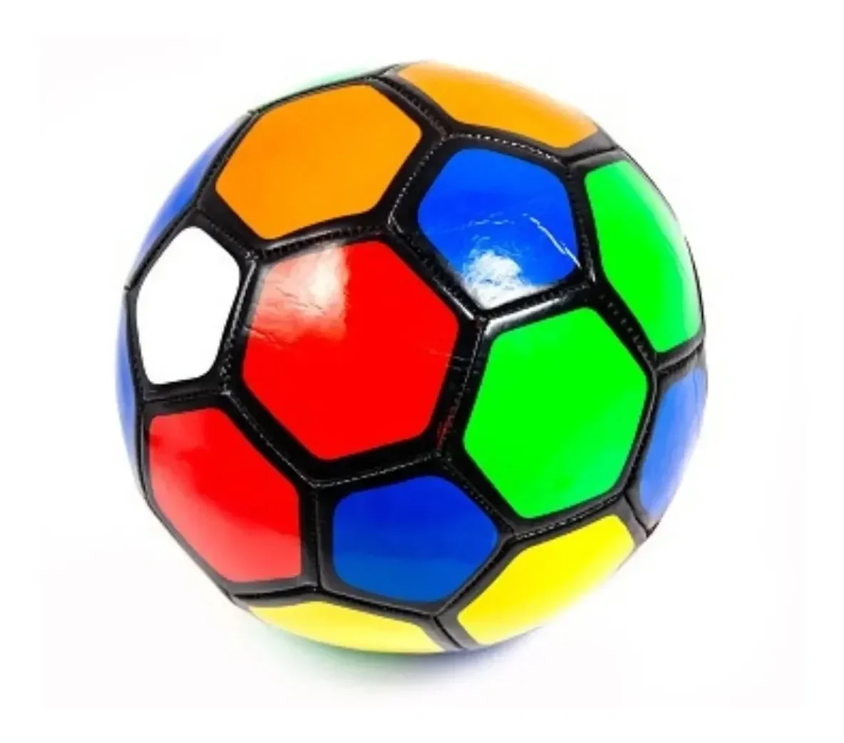 Ver imagem 1 de Bola De Futebol N 5 Colorida Para Crianças